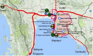 Tailandia posizione strategica map2020 320